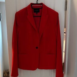Banana Republic Bold Red Wool Blazer
